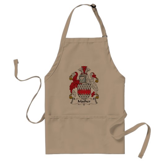 Mather Family Crest Standaard Schort (Voorkant)