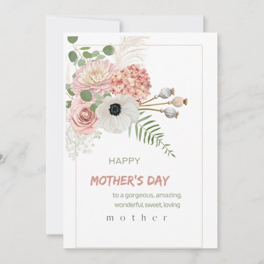 Mather's Day gefeliciteerd Kaart (Voorkant)