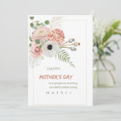Mather's Day gefeliciteerd Kaart (Staand voorkant)