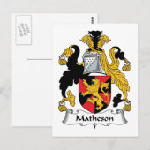 Matheson Family Crest Briefkaart (Voorkant / Achterkant)