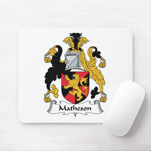 Matheson Family Crest Muismat (Met muis)