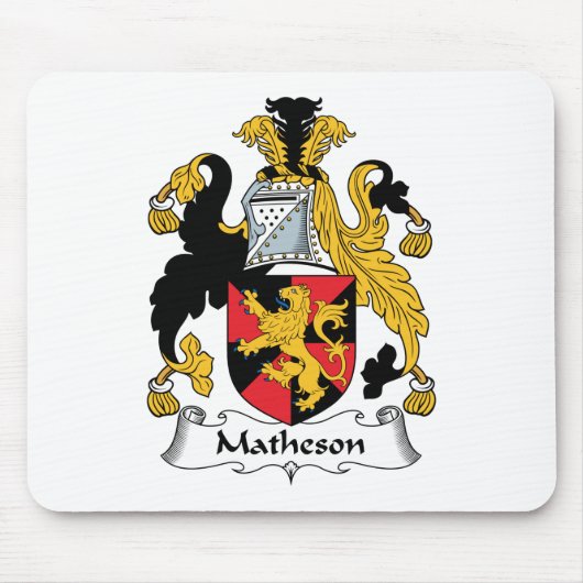 Matheson Family Crest Muismat (Voorkant)