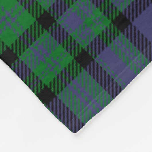 Matheson Green Clan badge Tartan Pset Fleece Deken (Hoek)