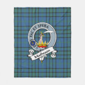 Matheson Hunting Ancient Clan Badge Tartan Pset Fleece Deken (Voorkant)