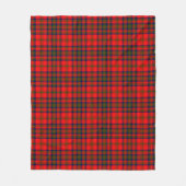 Matheson rode plaid fleece deken (Voorkant)