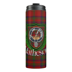 Matheson Schotse Clan Tartan & Crest Thermosbeker
