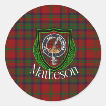 Matheson Scottish Clan Tartan & Crest