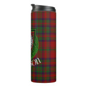 Matheson Scottish Clan Tartan & Crest Thermosbeker (Geroteerd rechts)