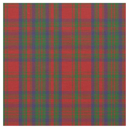 Matheson Tartan Print Stof (Close Up)