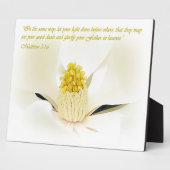 Mathew 5:16 Inspirerend Fotoplaat (Zijkant)