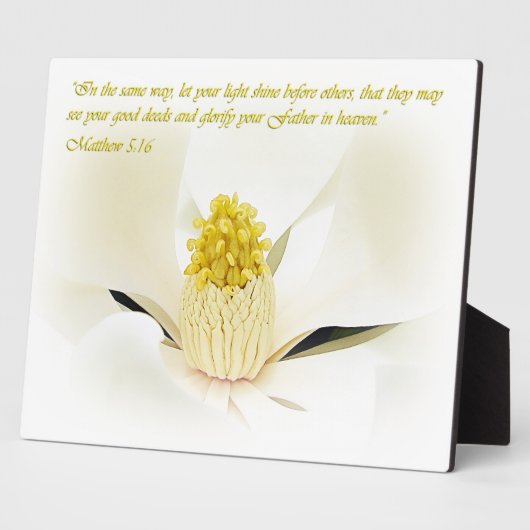 Mathew 5:16 Inspirerend Fotoplaat (Zijkant)