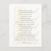 Mathew 5: 3-10 briefkaart (Voorkant)