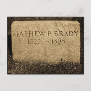 Mathew Brady - beroemde fotograaf voor de burgeroo Briefkaart