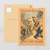 Mathew en Bulger op Gay Coney Island Briefkaart (Voorkant / Achterkant)
