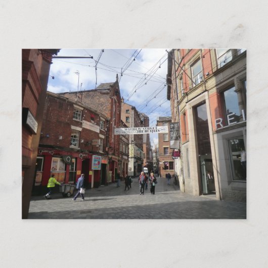 Mathew Street in Liverpool Briefkaart (Voorkant)