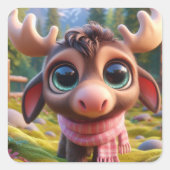 "Mathew" Vierkante Sticker (Voorkant)