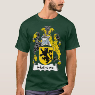 Mathews Wapenschild Familie Crest T-shirt