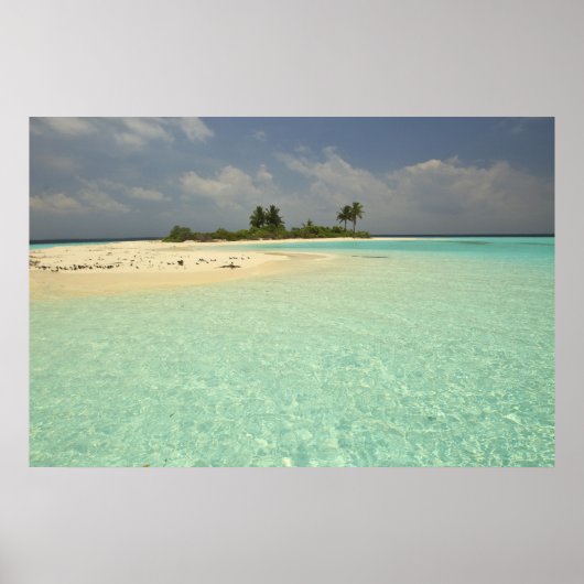 Mathidhoo-eiland, onbewoond, Noord-Huvadhoo 3 Poster (Voorkant)