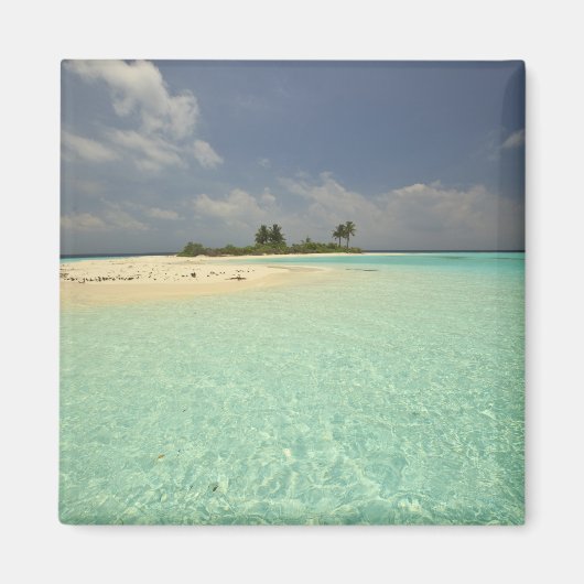 Mathidhoo-eiland, onbewoond, Noord-Huvadhoo Magneet (Voorkant)
