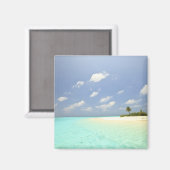 Mathidhoo-eiland, onbewoond, North Huvadhoo 3 Magneet (Voorkant / Achterkant)