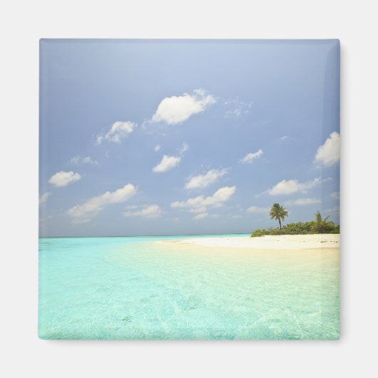 Mathidhoo-eiland, onbewoond, North Huvadhoo 3 Magneet (Voorkant)