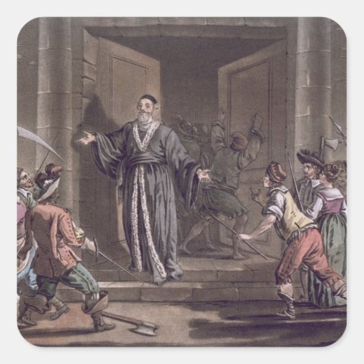 Mathieu Mole (1584-1656), die door het volk is get Vierkante Sticker (Voorkant)