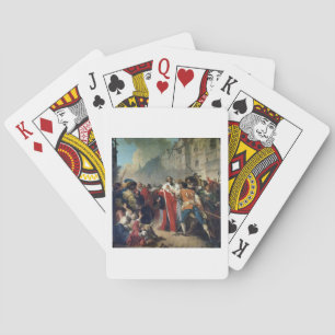 Mathieu Mole wordt tegengehouden door de Parijse m Pokerkaarten