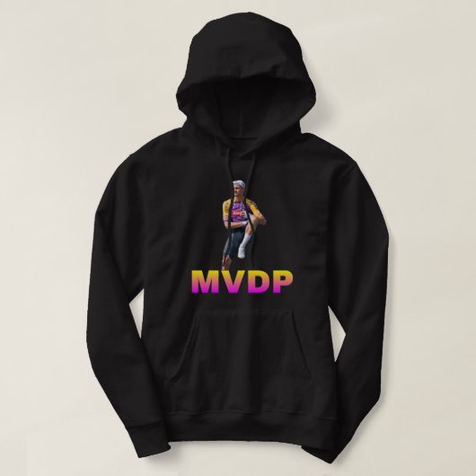 Mathieu van der Poel – Meedogenloze Kampioen Hoodie (Design voorkant)