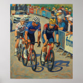 Mathieu van der Poel Tour de France 2022 7e Etappe Poster (Voorkant)