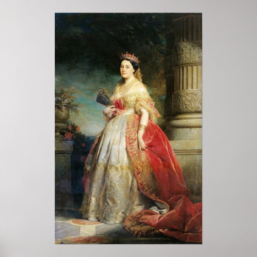 Mathilde Laetitia Wilhelmine Bonaparte 1861 Poster (Voorkant)