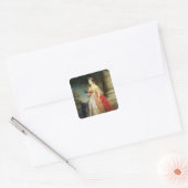 Mathilde Laetitia Wilhelmine Bonaparte 1861 Vierkante Sticker (Envelop)
