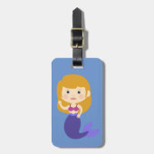 Mathilde Mermaid Bagagelabel (Voorkant verticaal)