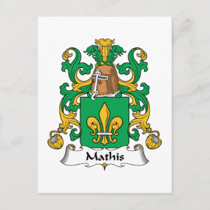 Mathis Family Crest Briefkaart