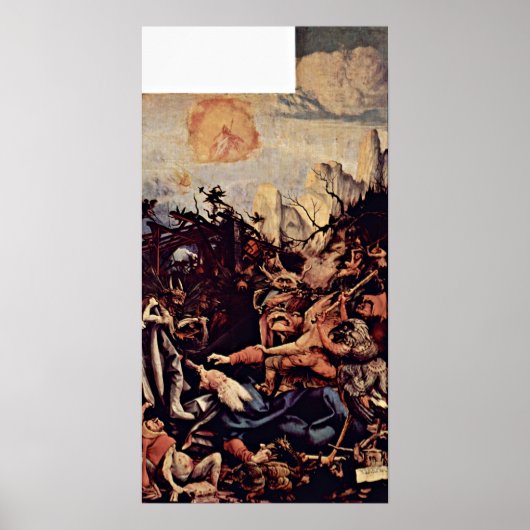 Mathis Gothart - The Temptation of St Anthony Poster (Voorkant)