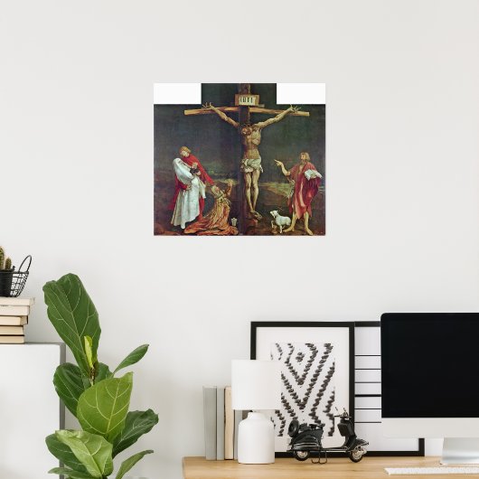 Mathis Grunewald Gothart - Crucifixe of Christus Poster (Thuiskantoor)
