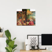 Mathis Grunewald Gothart - De geboorte van Christu Poster (Thuiskantoor)
