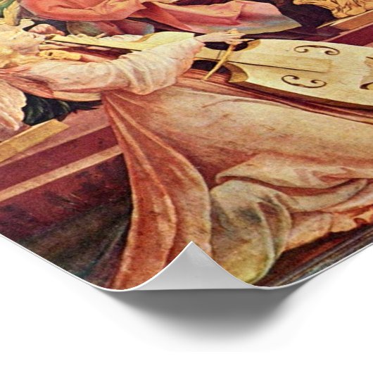 Mathis Grunewald Gothart - De geboorte van Christu Poster (Hoek)