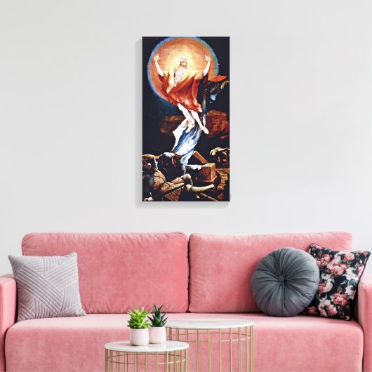 Mathis Grunewald Gothart - Heropleving Canvas Afdruk (Insitu (Woonkamer))