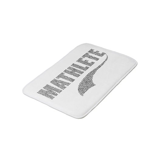 Mathlete Bathroom Mat (Gekanteld)