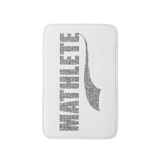 Mathlete Bathroom Mat (Voorkant Verticaal)