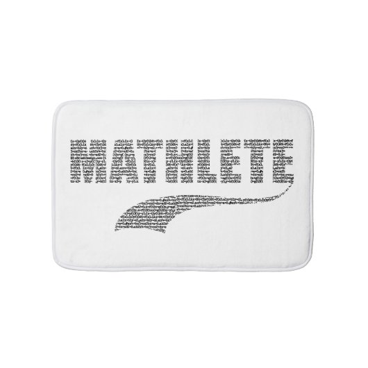 Mathlete Bathroom Mat (Voorkant)