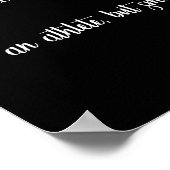 Mathlete Definition Wiskunde Nerd Geek Poster (Hoek)