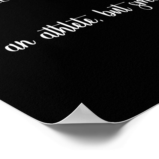 Mathlete Definition Wiskunde Nerd Geek Poster (Hoek)