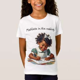 Mathlete in wording. t-shirt