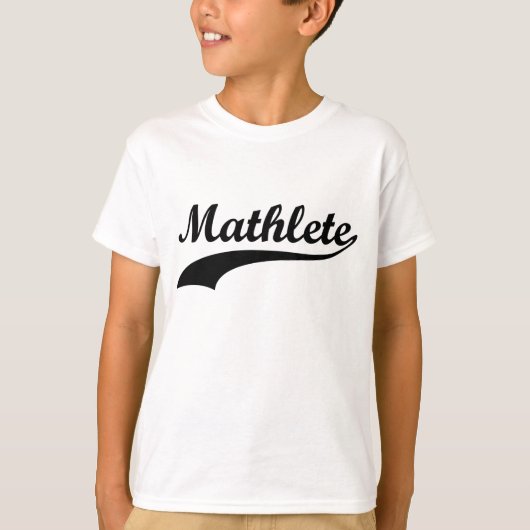 Mathlete Kinder T-Shirt (Voorkant)
