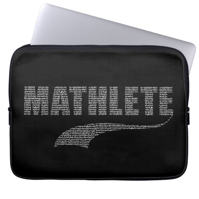 Mathlete laptophoes laptop sleeve (Voorkant)