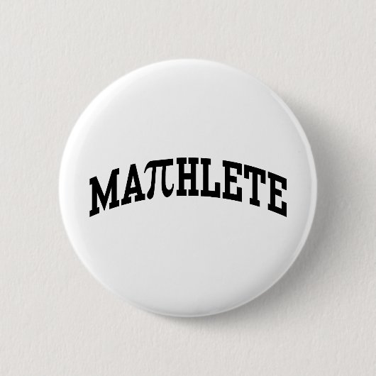 Mathlete Ronde Button 5,7 Cm (Voorkant)