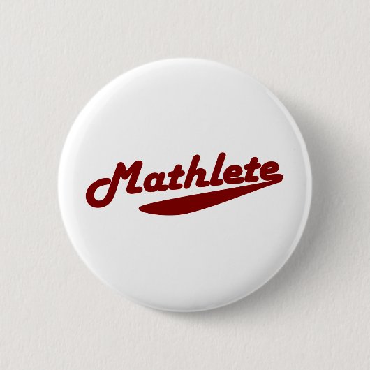 Mathlete Ronde Button 5,7 Cm (Voorkant)
