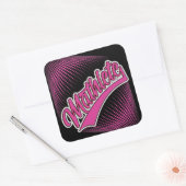 Mathlete Square sticker (Envelop)