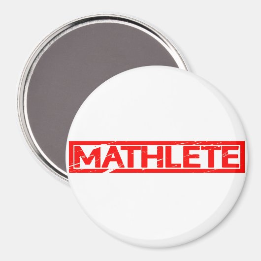 Mathlete Stamp Magneet (Voorkant / Achterkant)
